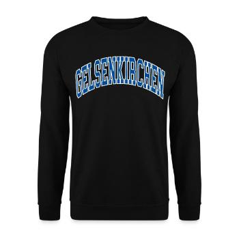 Gelsenkirchen - Unisex Sweatshirt - black - Front - Alina (178cm) & Michal (187cm)