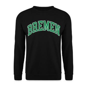 Bremen - Unisex Sweatshirt - black - Front - Alina (178cm) & Michal (187cm)