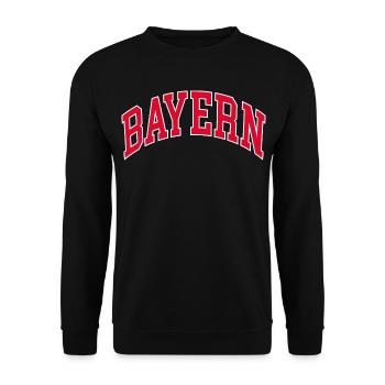 Bayern - Unisex Pullover - Schwarz - Vorne - Alina (178cm) & Michal (187cm)