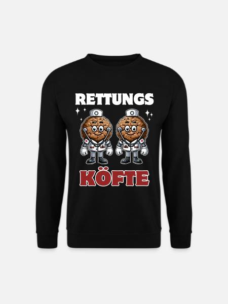Rettungsköfte Einsatzkräfte Lustiges Design - Unisex Pullover - Schwarz