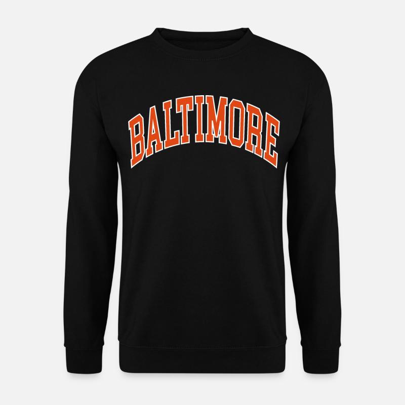 Baltimore - Sweat-shirt Unisexe - noir