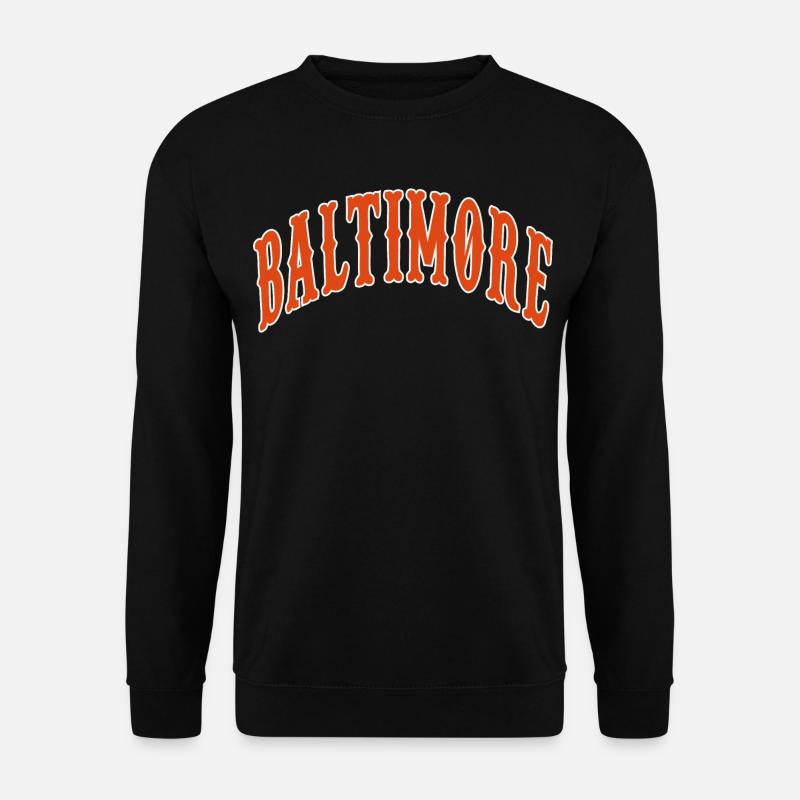 Baltimore - Sweat-shirt Unisexe - noir