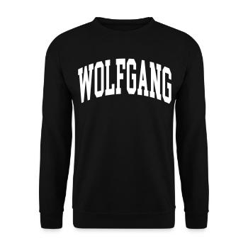 Wolfgang - Unisex Pullover - Schwarz - Vorne - Alina (178cm) & Michal (187cm)
