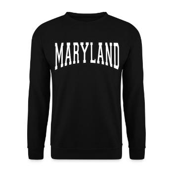 Maryland - Unisex Sweatshirt - black - Front - Alina (178cm) & Michal (187cm)