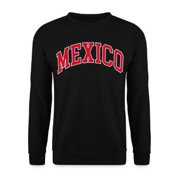 Mexico - Unisex Sweatshirt - black - Front - Alina (178cm) & Michal (187cm)