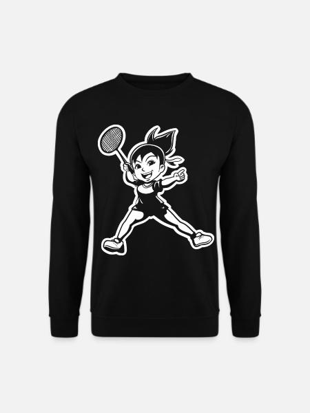 Badminton player - Unisex Sweatshirt - black