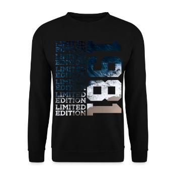 LIMITED EDITION 1981 45 YEARS 45TH BIRTHDAY - Unisex Sweatshirt - black - Front - Alina (178cm) & Michal (187cm)