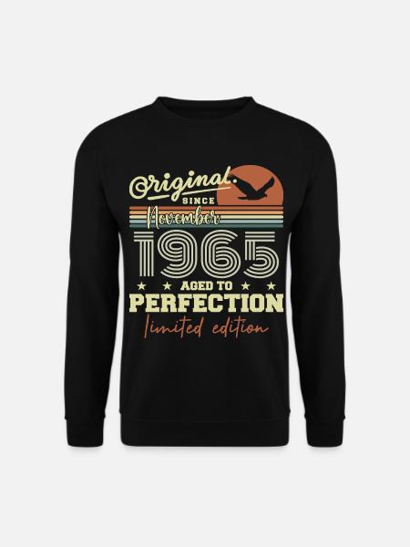 November 1965 Jubiläum 1965 November 1965 - Unisex Pullover - Schwarz