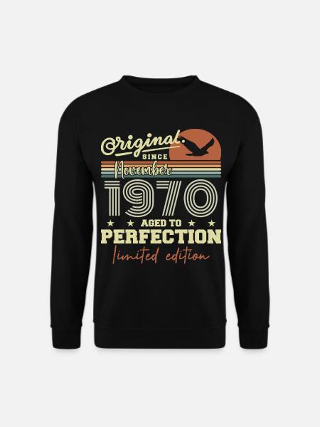 November 1970 Jubilæum 1970 November 1970 - Unisex sweater - sort