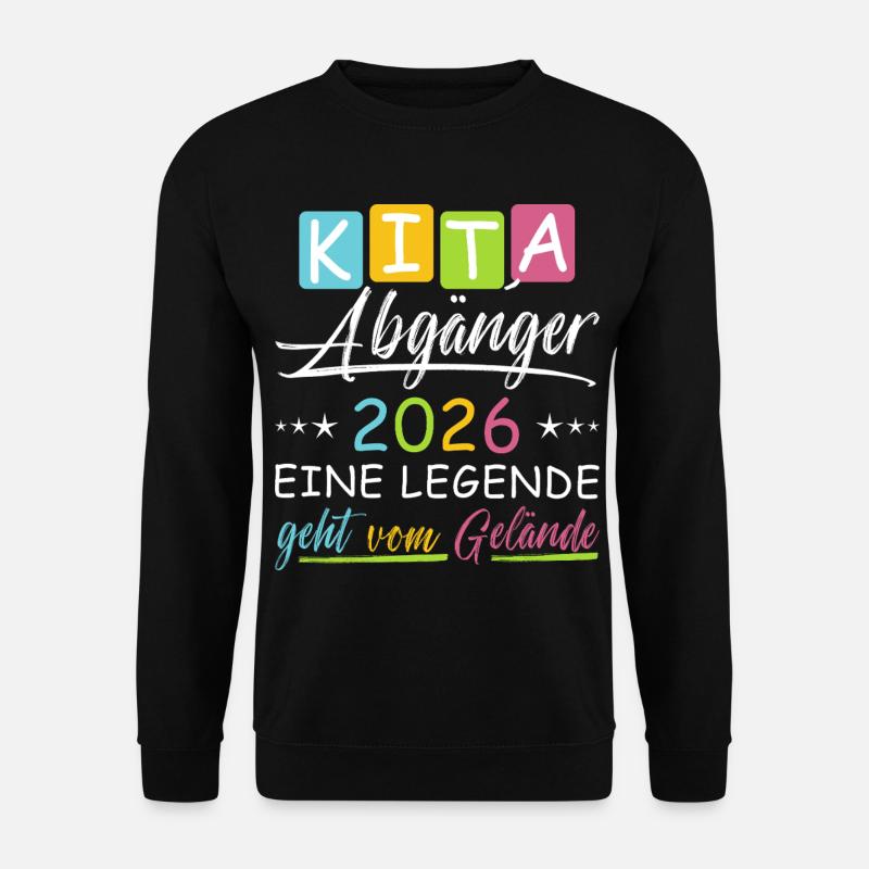 Kita Abgänger 2026 - Unisex Pullover - Schwarz