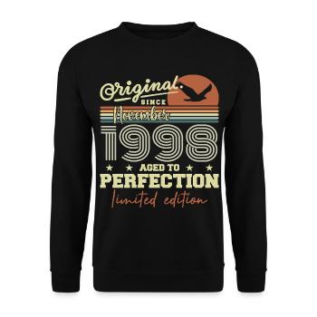 November 1998 Anniversary 1998 November 1998 - Unisex Sweatshirt - black - Front - Alina (178cm) & Michal (187cm)