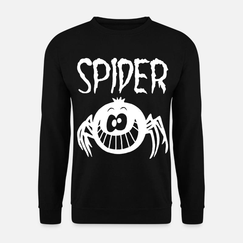 Lustige schwarze Spinne - Unisex Pullover - Schwarz