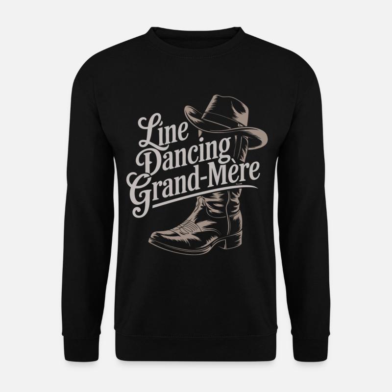 Line Dancing Oma - Unisex Pullover - Schwarz