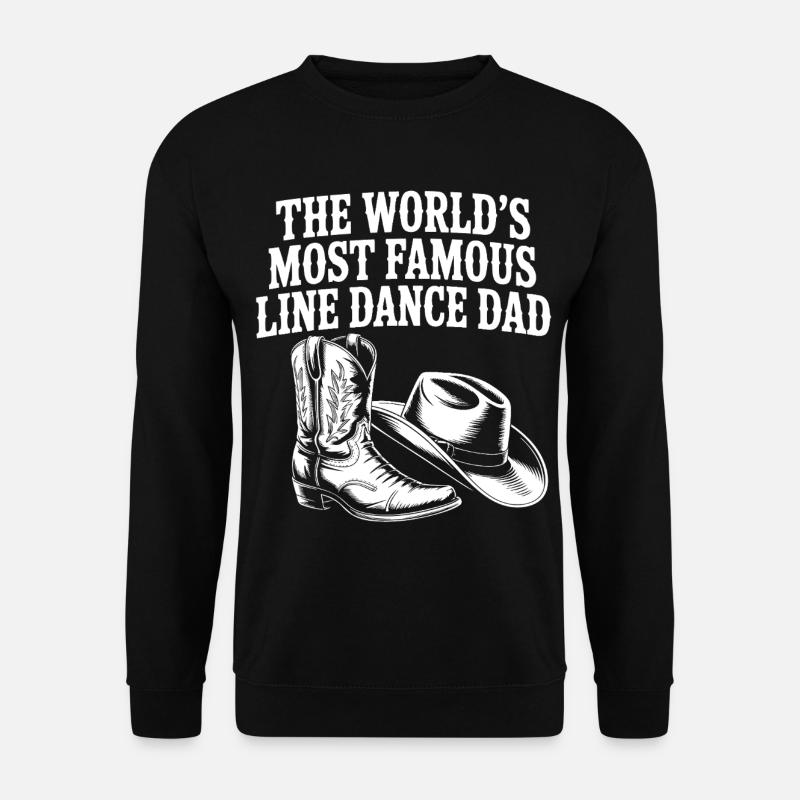 LineDance Dad Worldwide Legend - Unisex Sweatshirt - black