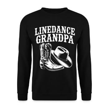 Bottes de grand-père en ligne - Sweat-shirt Unisexe - noir - Devant - Alina (178cm) & Michal (187cm)