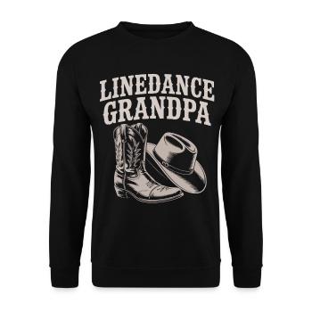 Bottes occidentales LineDance Grandpa - Sweat-shirt Unisexe - noir - Devant - Alina (178cm) & Michal (187cm)