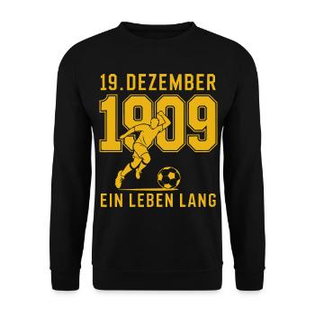 Dortmund 19. Dezember 1909 Fußball - Unisex Pullover - Schwarz - Vorne - Alina (178cm) & Michal (187cm)