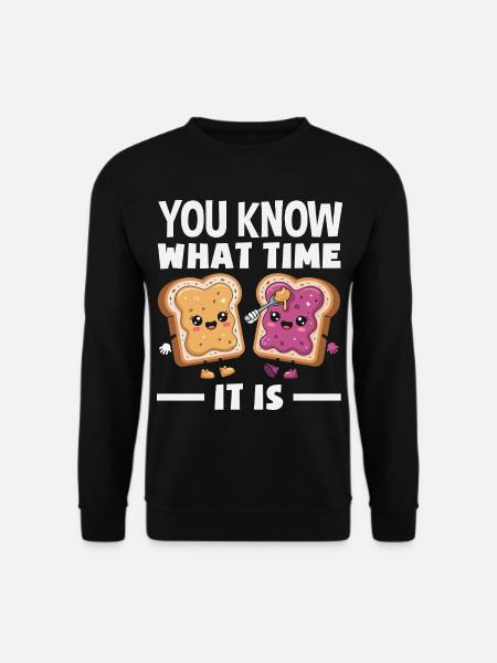 Peanut Butter & Jam Partner Look Design - Unisex Sweatshirt - black