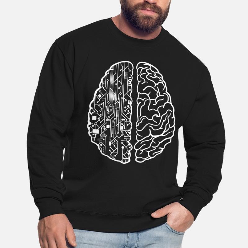 Programmierer Entwickler - Code Nerd Geek Hirn Unisex Sweatshirt