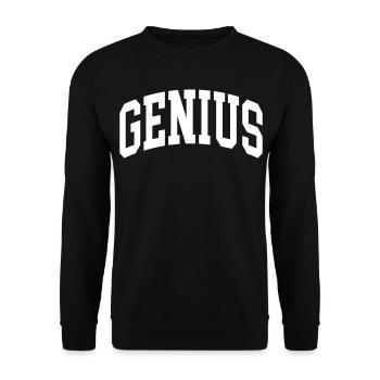 Génie - Sweat-shirt Unisexe - noir - Devant - Alina (178cm) & Michal (187cm)