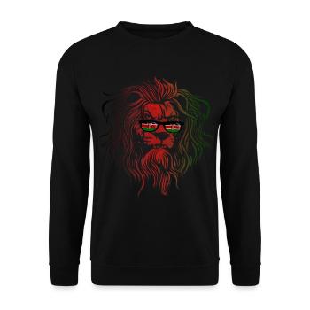 Kenya - Unisex Sweatshirt - black - Front - Alina (178cm) & Michal (187cm)