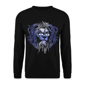 Israel - Unisex Sweatshirt - black - Front - Alina (178cm) & Michal (187cm)