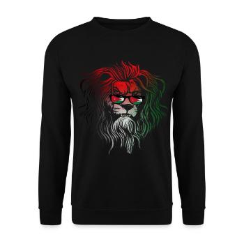 Jordan - Unisex Sweatshirt - black - Front - Alina (178cm) & Michal (187cm)