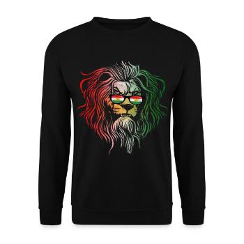 Kurdistan - Unisex Sweatshirt - black - Front - Alina (178cm) & Michal (187cm)