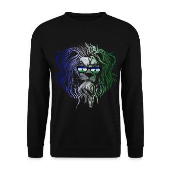 Lesotho - Unisex Pullover - Schwarz - Vorne - Alina (178cm) & Michal (187cm)