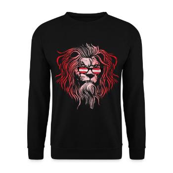 Austria - Unisex Sweatshirt - black - Front - Alina (178cm) & Michal (187cm)