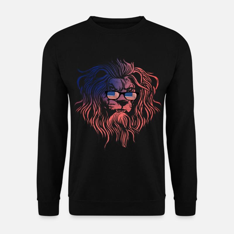 USA - Unisex Pullover - Schwarz