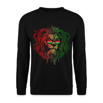 Union des Arabischen Maghreb - Unisex Pullover - Schwarz - Vorne - Alina (178cm) & Michal (187cm)