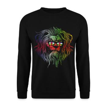 Zentralafrikanische Republik - Unisex Pullover - Schwarz - Vorne - Alina (178cm) & Michal (187cm)