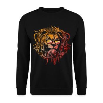 Bhutan - Unisex Sweatshirt - black - Front - Alina (178cm) & Michal (187cm)