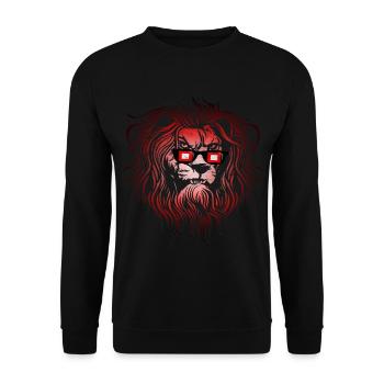 Baster - Unisex Sweatshirt - black - Front - Alina (178cm) & Michal (187cm)