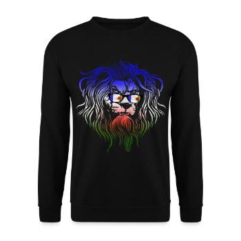 Batwa - Sweat-shirt Unisexe - noir - Devant - Alina (178cm) & Michal (187cm)