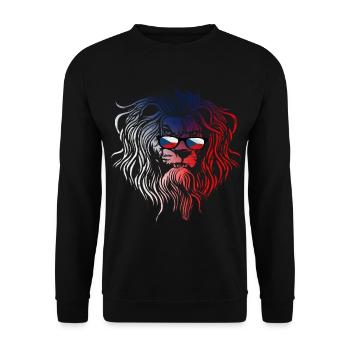Tschechische Republik - Unisex Pullover - Schwarz - Vorne - Alina (178cm) & Michal (187cm)