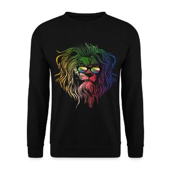Comoros - Unisex Sweatshirt - black - Front - Alina (178cm) & Michal (187cm)