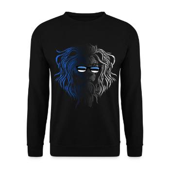 Estonia - Unisex Sweatshirt - black - Front - Alina (178cm) & Michal (187cm)