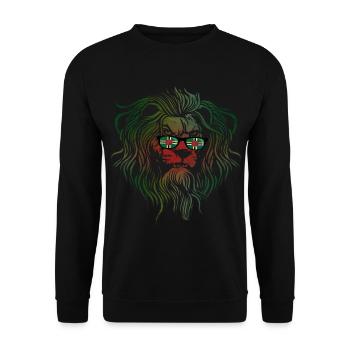 Dominica - Unisex Sweatshirt - black - Front - Alina (178cm) & Michal (187cm)