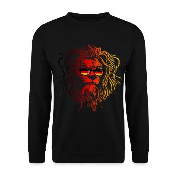 Germany - Unisex Sweatshirt - black - Front - Alina (178cm) & Michal (187cm)