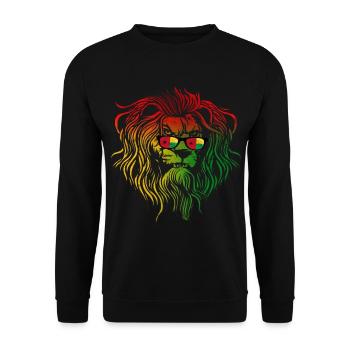 Guinea Bissau - Unisex Sweatshirt - black - Front - Alina (178cm) & Michal (187cm)