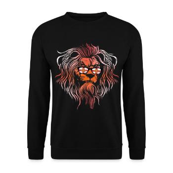 Guernsey - Unisex Sweatshirt - black - Front - Alina (178cm) & Michal (187cm)