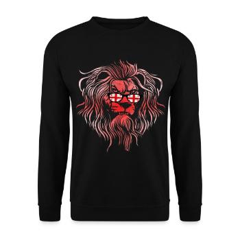 Georgien - Unisex Pullover - Schwarz - Vorne - Alina (178cm) & Michal (187cm)