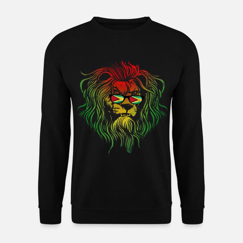Guyana - Unisex Pullover - Schwarz