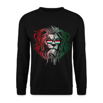 Hungary - Unisex Sweatshirt - black - Front - Alina (178cm) & Michal (187cm)