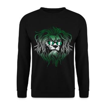 Nigeria - Unisex Pullover - Schwarz - Vorne - Alina (178cm) & Michal (187cm)