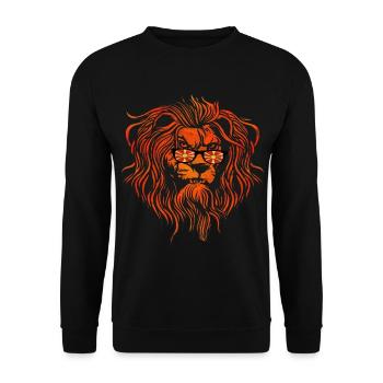 North Macedonia - Unisex Sweatshirt - black - Front - Alina (178cm) & Michal (187cm)