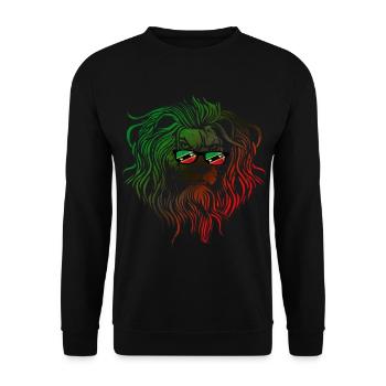 Saint Kitts and Nevis - Unisex Sweatshirt - black - Front - Alina (178cm) & Michal (187cm)