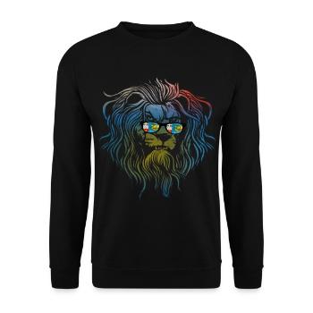 St. Pierre und Miquelon - Unisex Pullover - Schwarz - Vorne - Alina (178cm) & Michal (187cm)